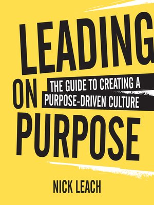 cover image of Leading On Purpose